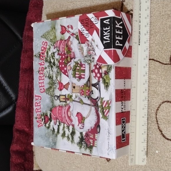 POP UP (8) HOLIDAY GNOMES CHRISTMAS CARDS by SUSAN WINGET - Picture 3 of 9